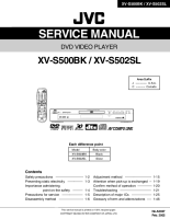 JVC XVS-502-SL-Service-Manual
